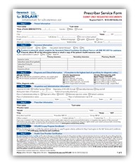 xolair prescriber service form